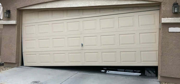 garage-door-bent-off-track-repair in Halton