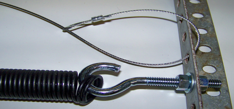 garage door cable installation in Halton