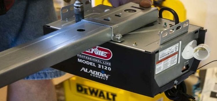 genie garage door opener repair in Halton